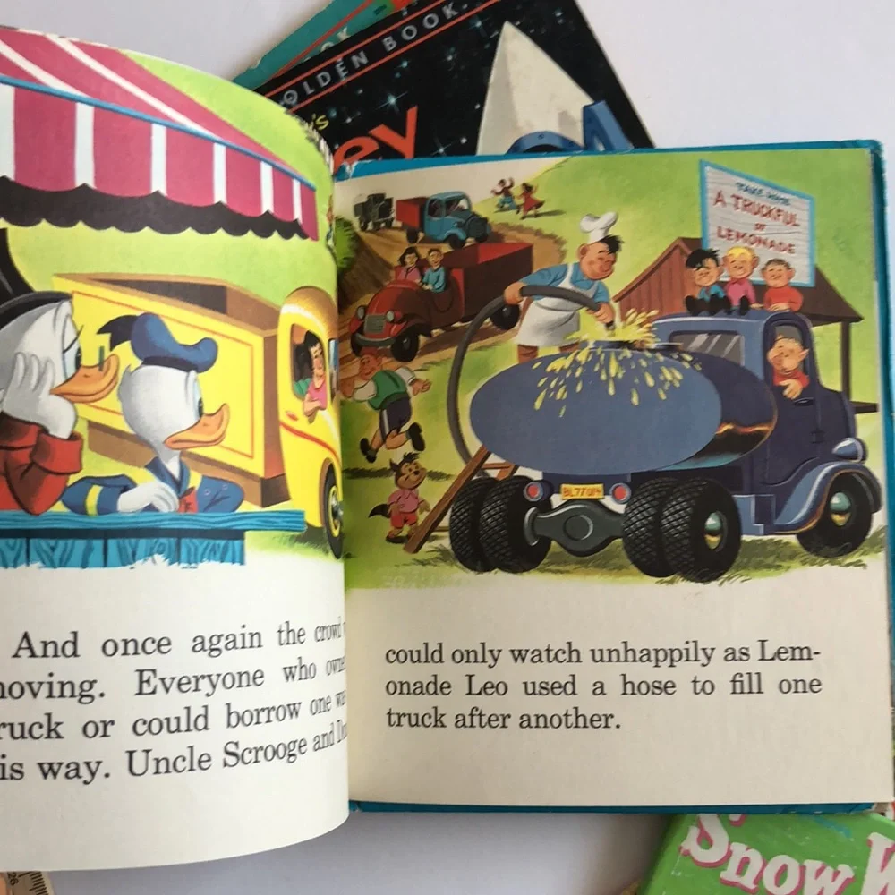 Golden books Old Little Golden Books Walt Disney Uncle Scrooge The Lemon